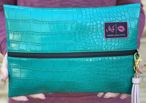 Turquoise Gator Bag